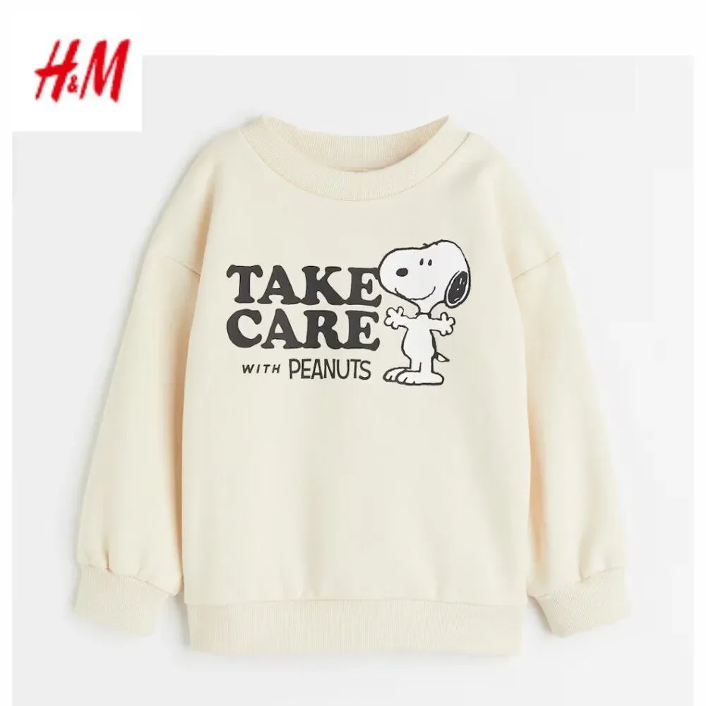H&M Youth Snoopy Take Care with Peanuts (Some Discoloration on fabric)